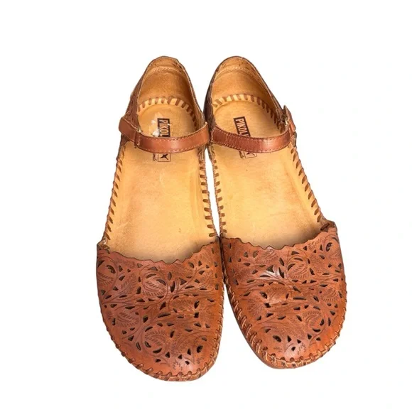 Pikolinos Puerto Vallarta 655-0906 Brown Leather Sandals Women’s EU 40/US 9-9.5 - Picture 2 of 12